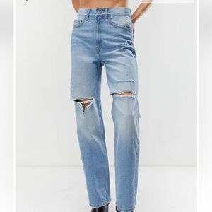Oak + Fort Ripped Jeans